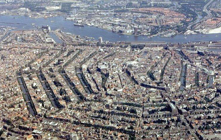 Amsterdam desde el aire