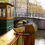 Tur por los canales en Amsterdam
